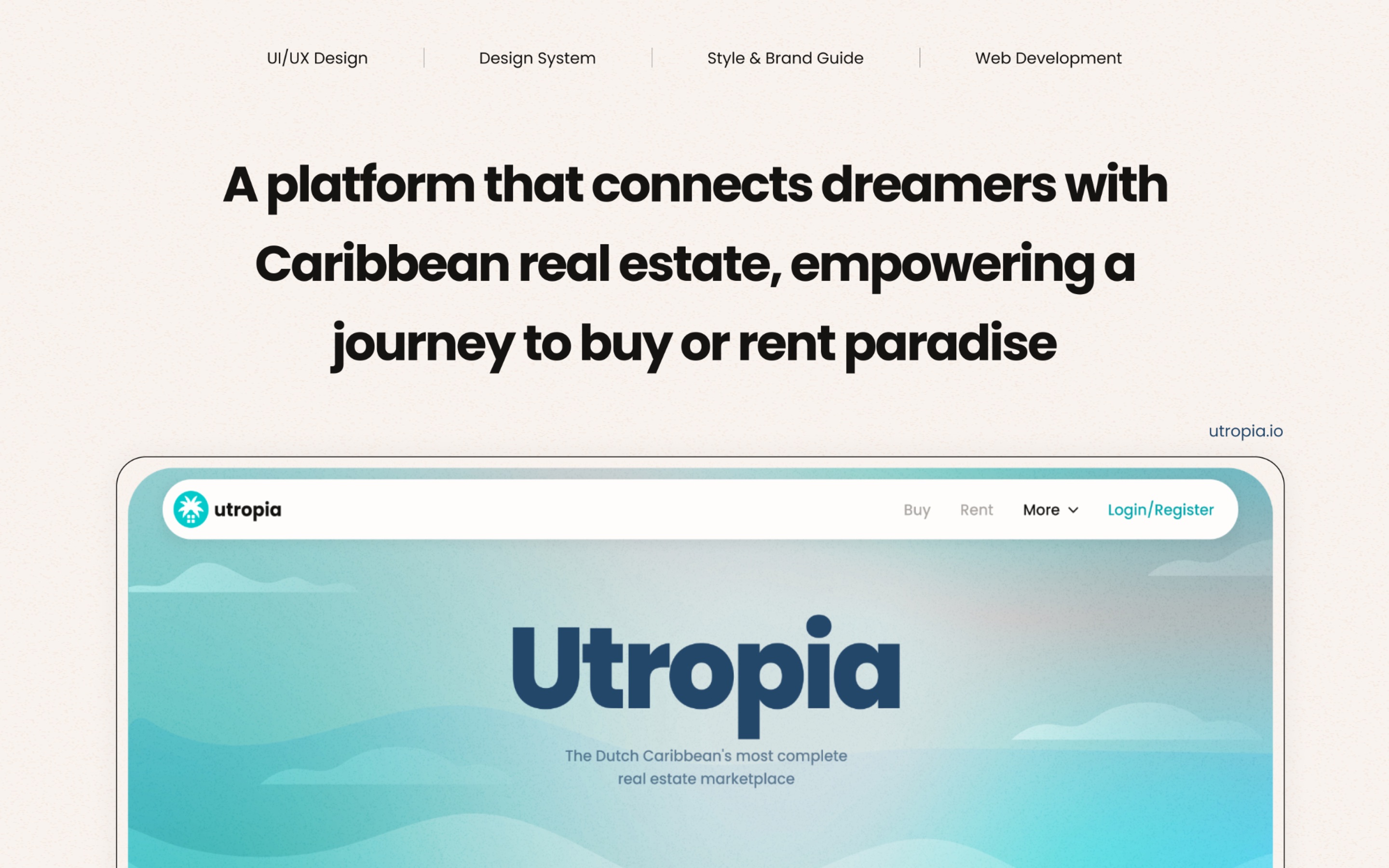 Utropia real estate platform