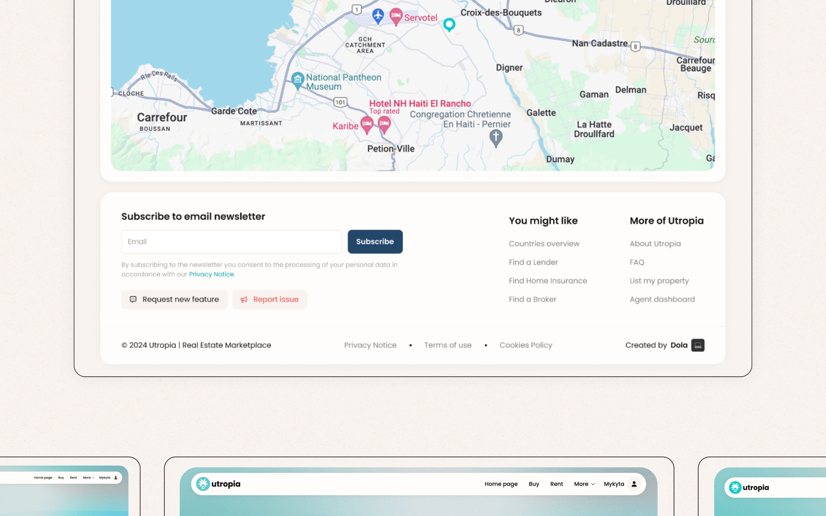 Utropia real estate platform