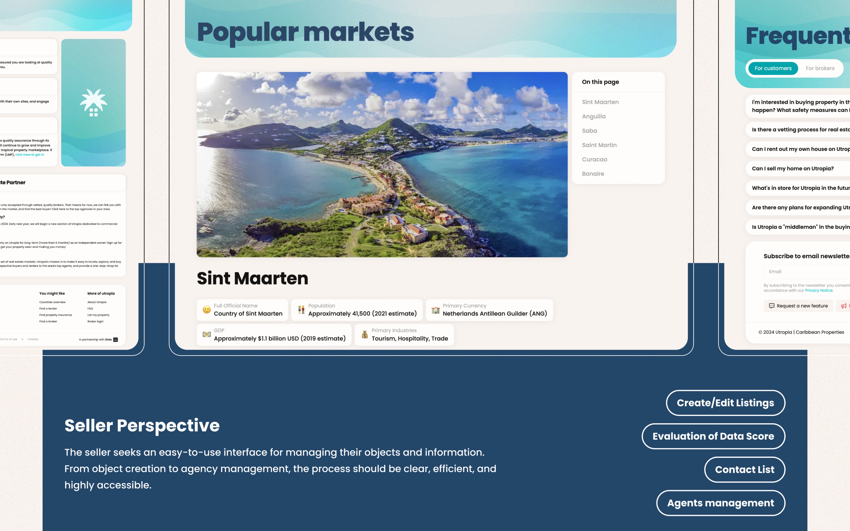 Utropia real estate platform