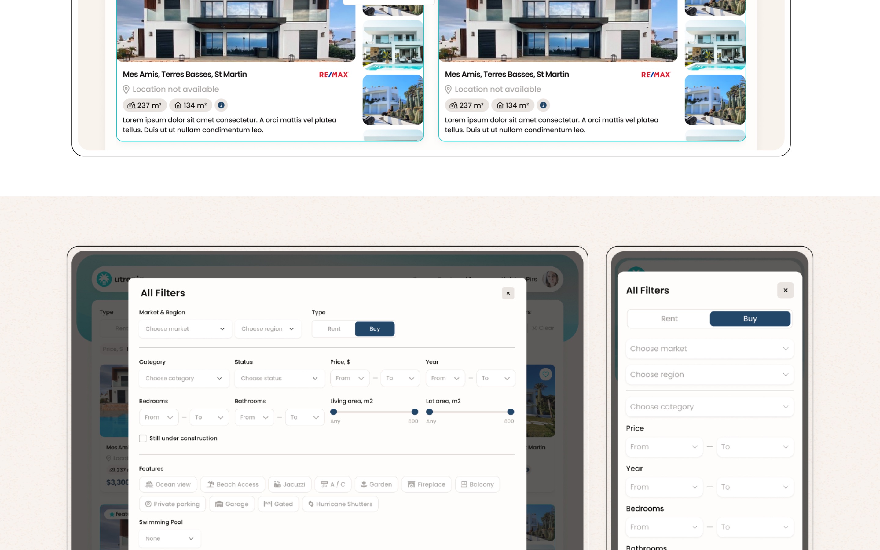 Utropia real estate platform