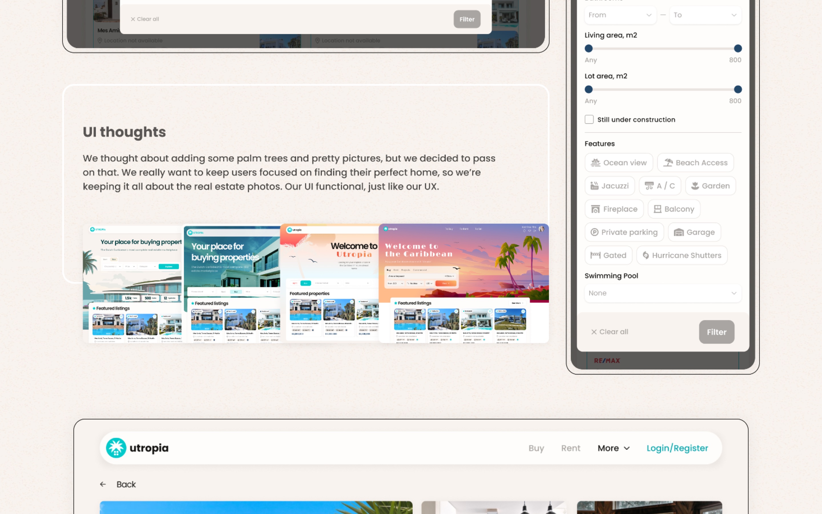 Utropia real estate platform