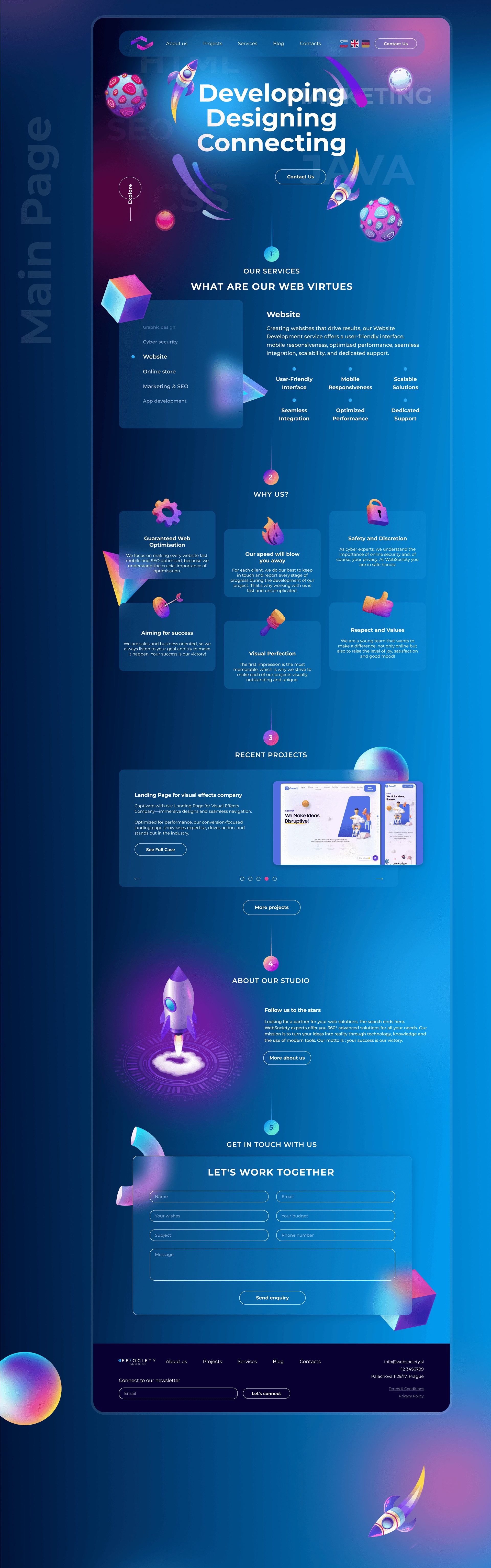 Websociety web studio website