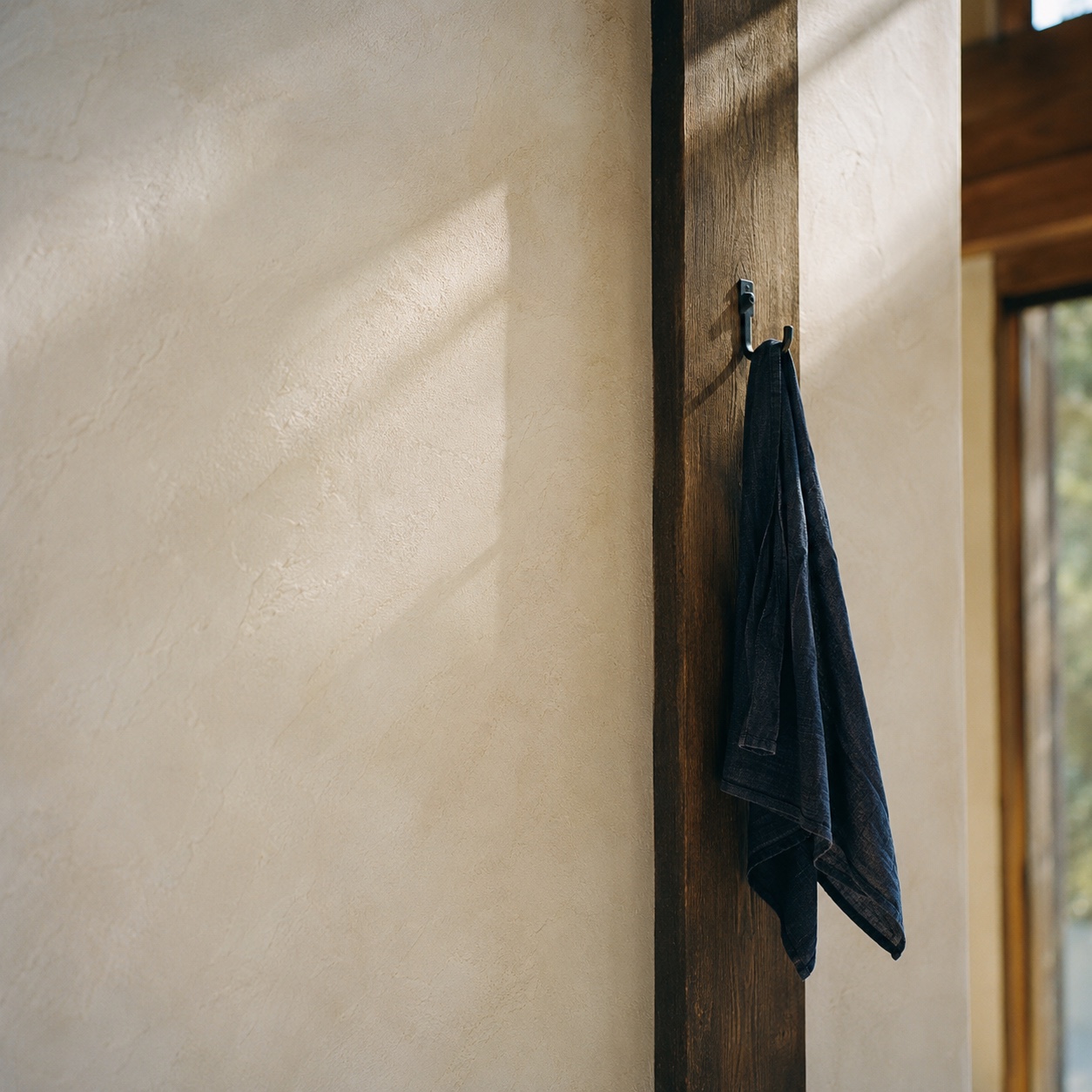 Lime plaster wall, eleven coats
