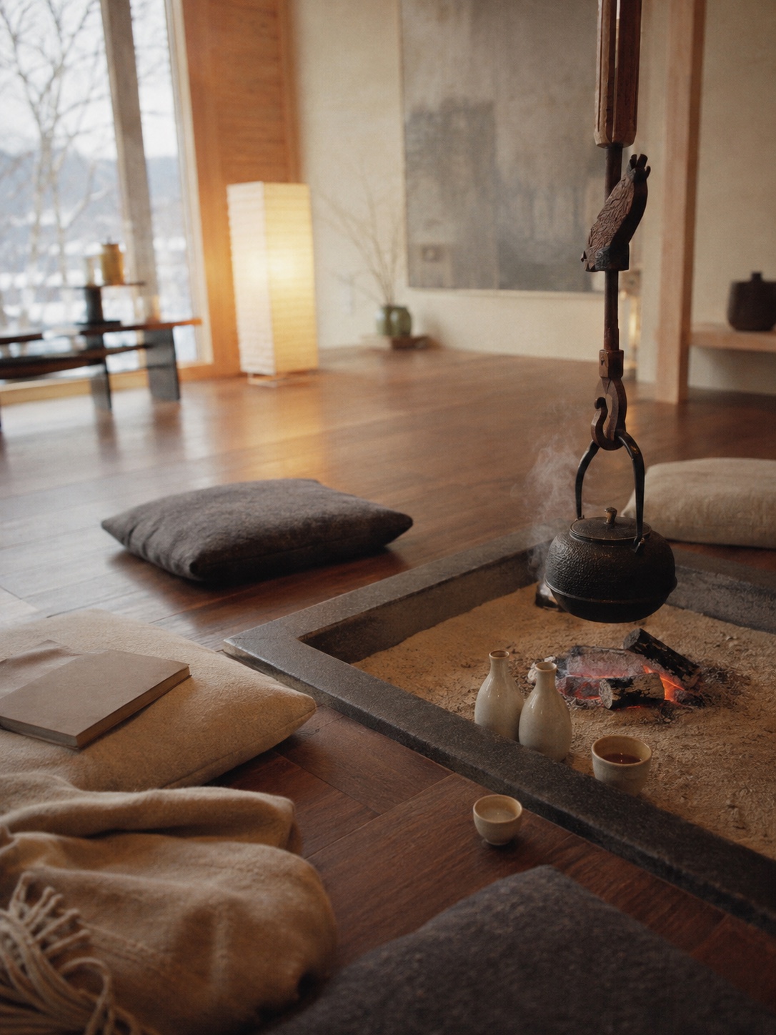 The sunken hearth